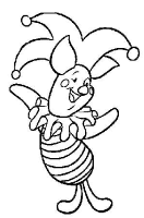 A coloring page of winnie the pooh - piglet